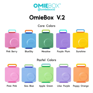 OmieBox V2 Thermos Lunchbox Insulated Bento Lunchbox for Hot & Cold Food, Kotak Bekal Bento Termal untuk Makanan Panas & Dingin