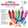 Learning Resources Rainbow Sorting Crayons - Image 2