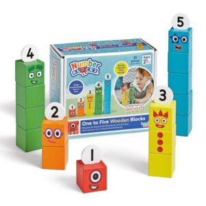 Numberblocks One to Five Wooden Blocks Educational Counting & Stacking Toy