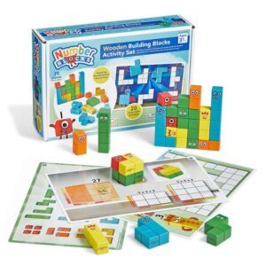 Numberblocks Wooden Building Blocks Activity Set Learn to Count, Stack & Solve