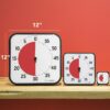 Time Timer Original 12 Inch 60-Minute Visual Countdown Timer with Dry Erase Card & App Access - Image 2