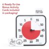 Time Timer Original 8 Inch 60-Minute Visual Countdown Timer with Dry Erase Card & App Access - Image 3