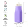 OmieBottle – Botol Minum Kompak dengan Sedotan Flip & Sip untuk OmieBox V.2, Compact Flip & Sip Straw Water Bottle for OmieBox V.2 - Image 2