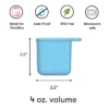 OmieDip – Set Wadah Saus & Yogurt Anti Bocor untuk OmieBox Versi Terbaru (OmieBox V.2), Set of Leakproof Sauce & Yogurt Containers for the Redesigned OmieBox - Image 4