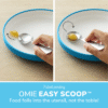 Omie Easy Scoop Plate – Piring Ramah Anak dengan Desain Anti Tumpah & Sekat Lepas Pasang, Toddler-Friendly Plate with Mess-Reducing Design & Removable Dividers - Image 5
