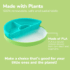 Omie Easy Scoop Plate – Piring Ramah Anak dengan Desain Anti Tumpah & Sekat Lepas Pasang, Toddler-Friendly Plate with Mess-Reducing Design & Removable Dividers - Image 2