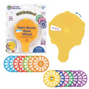 Learning Resources Skill Builders Sight Words Quiz Wheel
