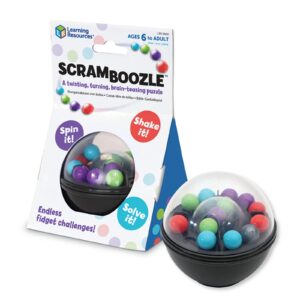 Learning Resources Scramboozle Puzzle Ball Spin & Solve Marble Logic Puzzle for Kids & Adults