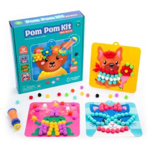 Educational Insights Pom Pom Kit Animal Dress Up
