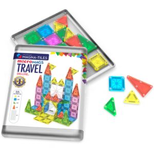 MagnaTiles microMAGS 55 Piece Deluxe Set