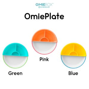 OmiePlate Toddler Easy Scoop Plate Piring Anak Divider Ramah Lingkungan